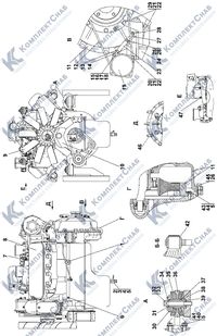 1102-01-2-01СП Установка двигателя ЯМЗ-236НД 1.1