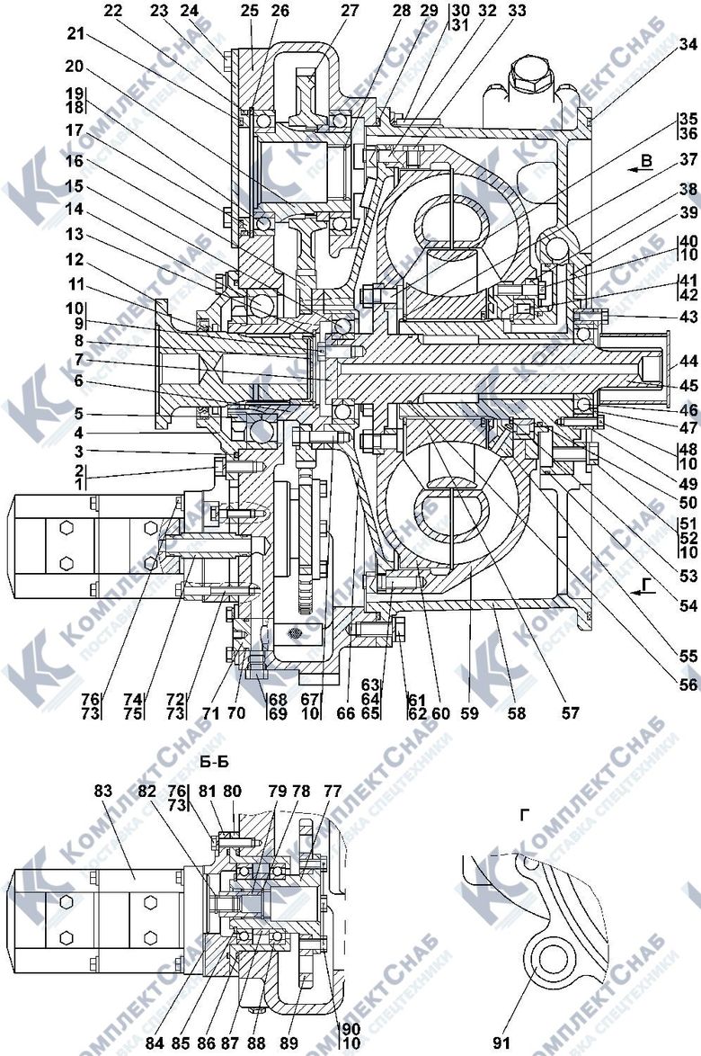 1101-14-2-01СП Гидротрансформатор с редуктором привода насосов 4.15