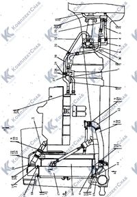 2506-60-1СП Система охлаждения двигателя и трансмиссии 83