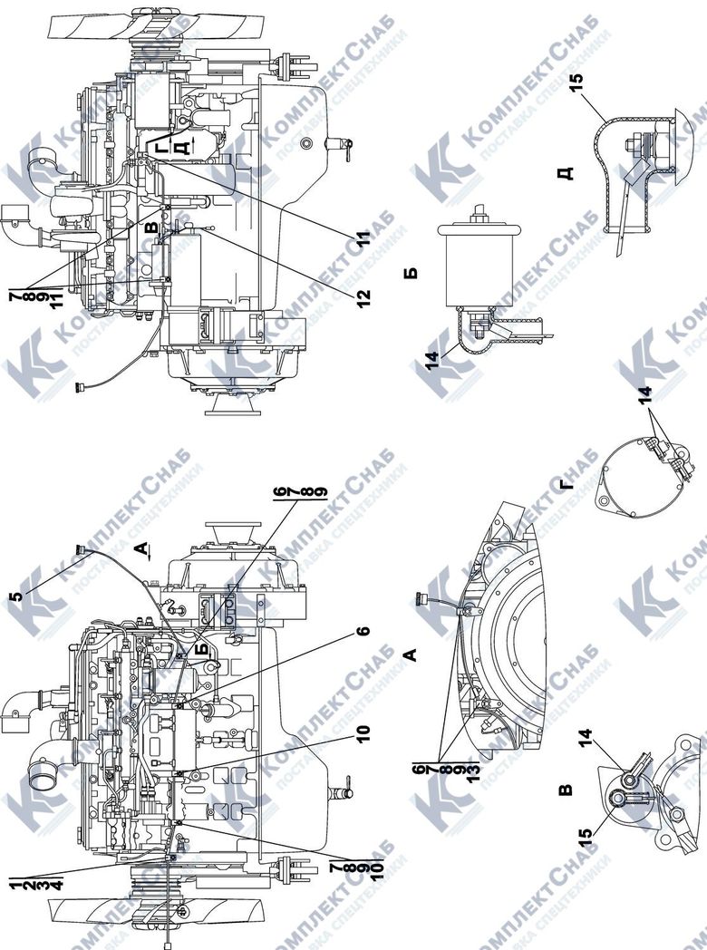 1506-10-12-02СП Электрооборудование двигателя 2.13