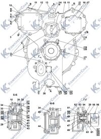 2001-14-1-02СП Гидротрансформатор с редуктором привода насосов 4.14