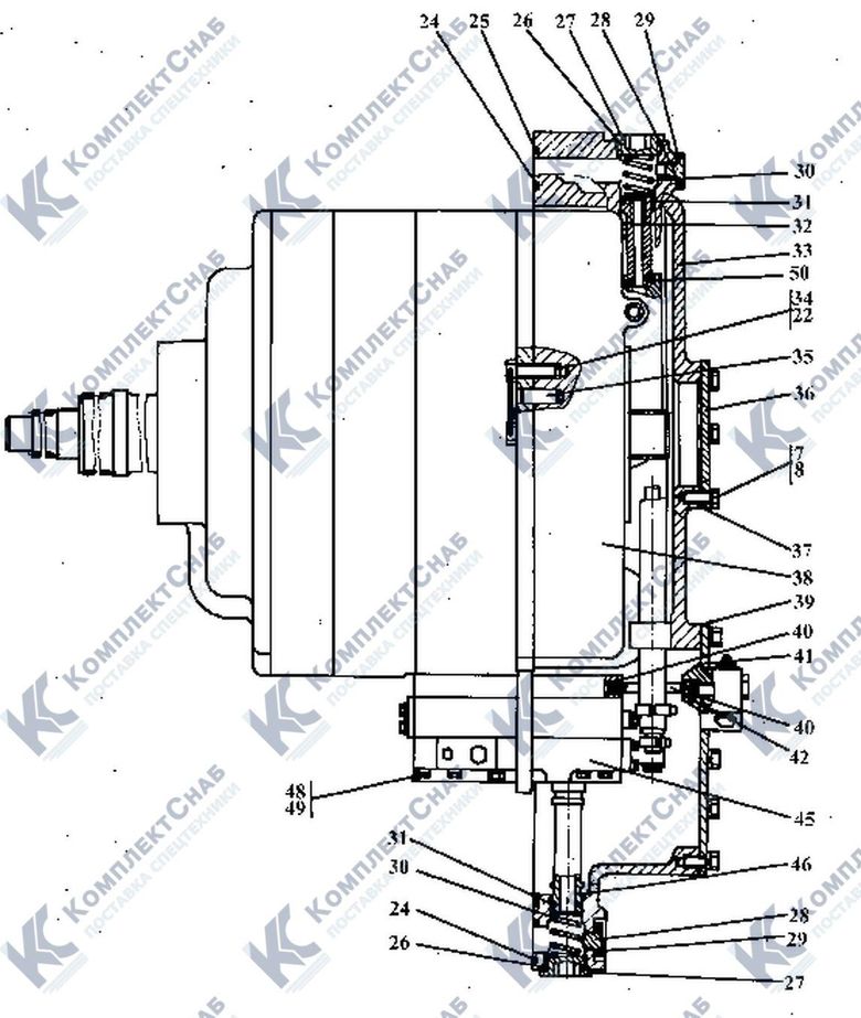 2501-12-19СП Коробка передач с системой гидроуправления 26
