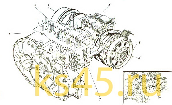 Механизм передачи и поворота ТМ120-12-сб3